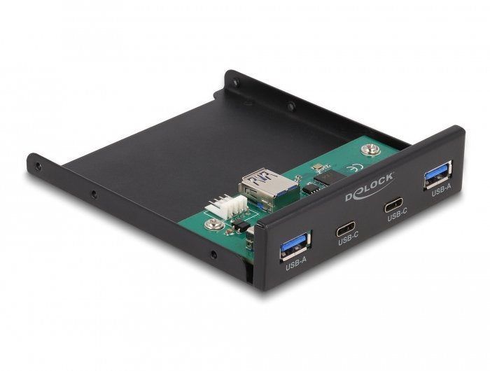 Delock 8.89cm 3.5zoll Usb 3.2 Gen 1 Front Panel 2 X Usb Type-C + 2 X Usb Typ-A