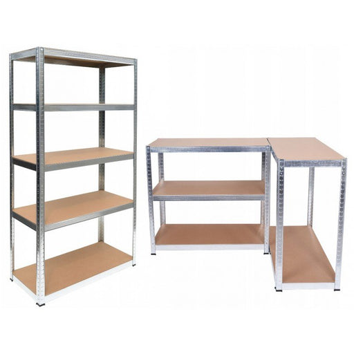 EAN 5902838469125 - Topeshop REGAŁ G9030 soporte para almacenar herramientas de jardín Independiente Acero galvanizado, MDF imagen 2