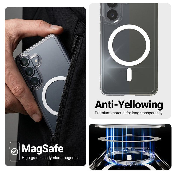Etui Hybrid Clear Magnetic Magsafe Samsung Galaxy A57 Przezroczyste