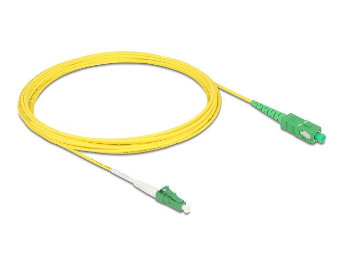 Delock Cable Lichtwellenleiter Lc-Apc Zu Sc-Apc Simplex Singlemode Os2 5 M