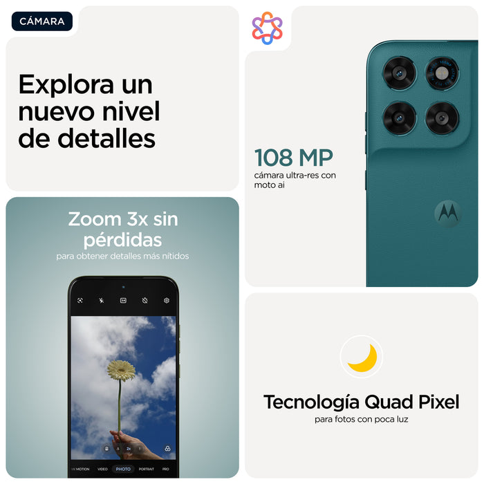 EAN 0840493617190 - Motorola moto g77 17,3 cm (6.8") Ranura híbrida Dual SIM Android 16.0 5G USB Tipo C 8 GB 512 GB 5200 mAh  imagen 6