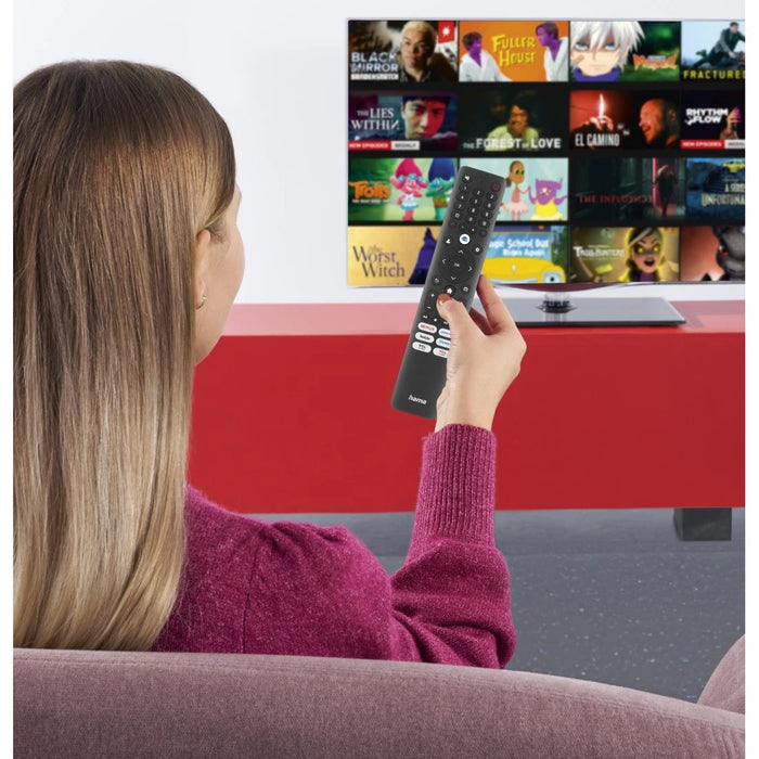 Hama 00221068, Tv, Ir Wireless, Pulsadores, Negro