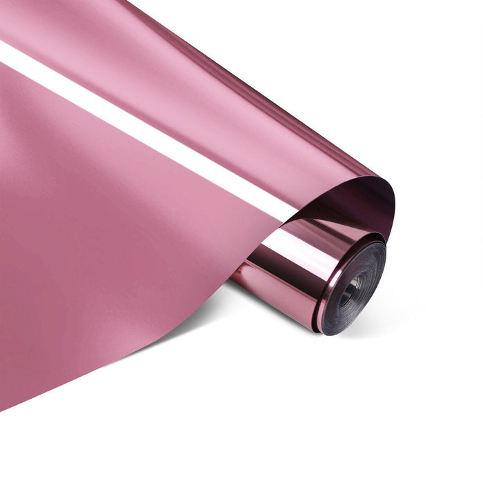 Loklik Permanent Adhesive Vinyl Mirror Metallic - Rose