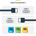 EAN 0065030910026 - StarTech.com TBLT5MM1M240W cable Thunderbolt 80 Gbit/s Negro imagen 10