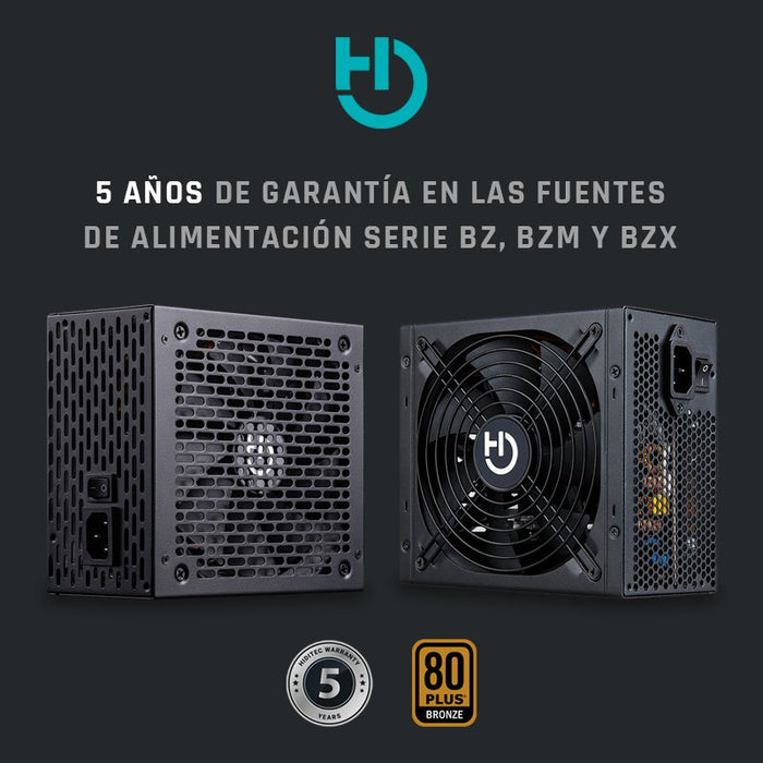 EAN 8436545691168 - Hiditec BZ750 80Plus Bronze unidad de fuente de alimentación 750 W 20+4 pin ATX ATX Negro imagen 6