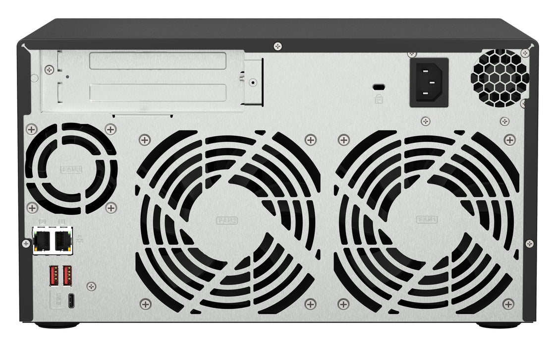 EAN 4711103084632 - QNAP TS-873A NAS Torre Ryzen Embedded V1500B 8 GB DDR4 0 TB QuTS hero Negro imagen 2