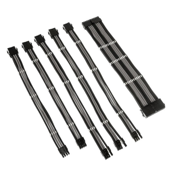 Kolink Core Adept Braided Cable Extension Kit - Negro Gris