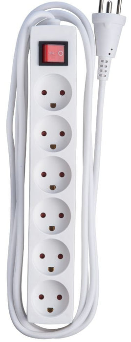 EAN 5704174389682 - Microconnect MC-GRU0630DK base múltiple 3 m 6 salidas AC Interior Blanco imagen 1