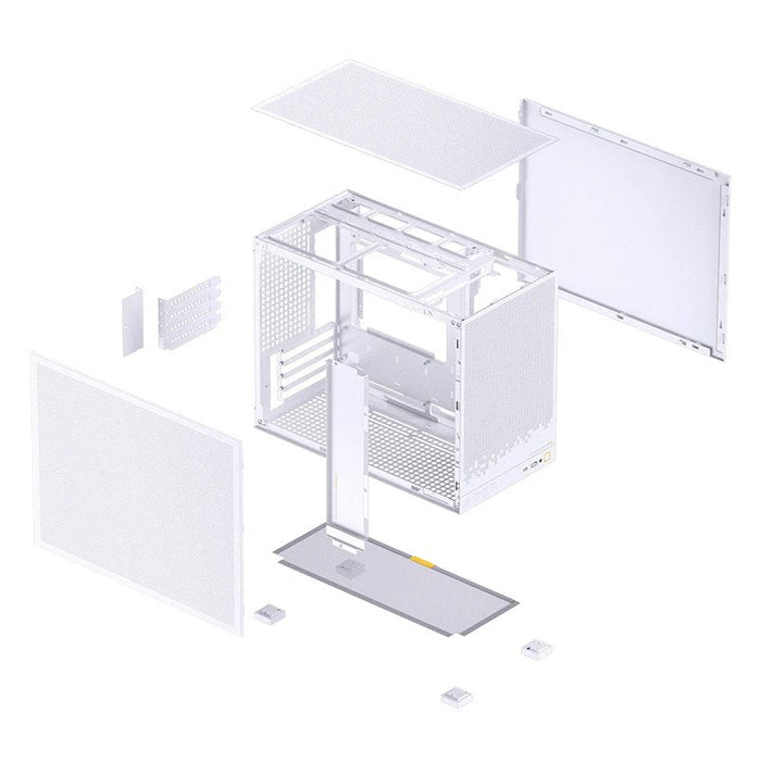 Jonsbo D32 Std Mesh Pc-Gehäuse, Mini-Gehäuse, Matx - Weiss