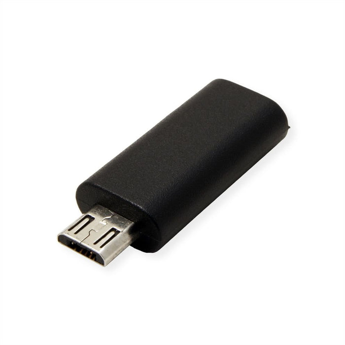 EAN 7630049611306 - VALUE 12.99.3192 cambiador de género para cable Micro-USB B USB-C Negro imagen 4