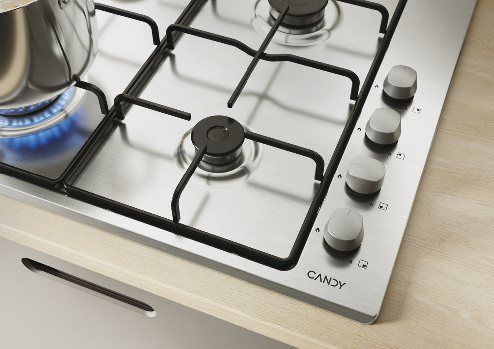 EAN 8016361972285 - Candy Idea CHW6LX Acero inoxidable Integrado 60 cm Encimera de gas 4 zona(s) imagen 4