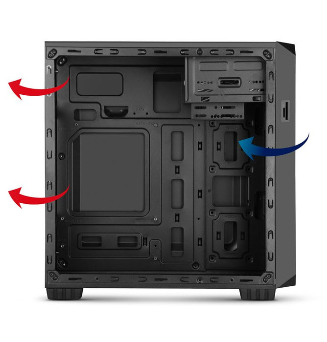 EAN 8436532165603 - NOX Coolbay MX2 Mini Tower Negro imagen 6