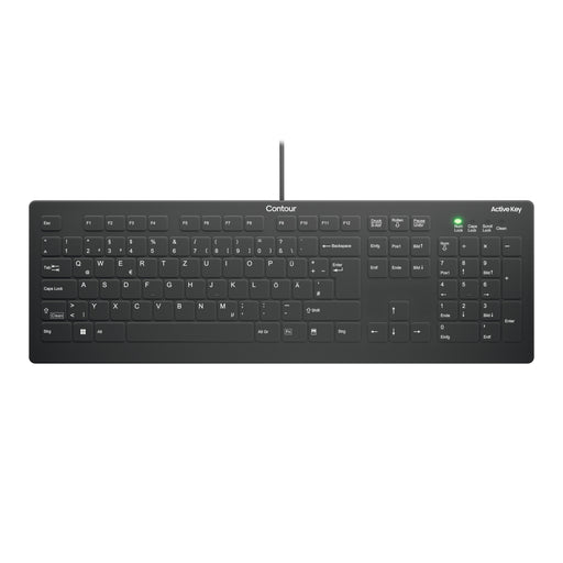 EAN 7061113207109 - Contour Design Active Key AK-C8112 teclado Médico USB QWERTZ Alemán Negro imagen 1