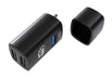 EAN 0766623180993 - Manhattan 180993 hub de interfaz USB 3.2 Gen 1 (3.1 Gen 1) Type-C 5000 Mbit/s Negro imagen 9