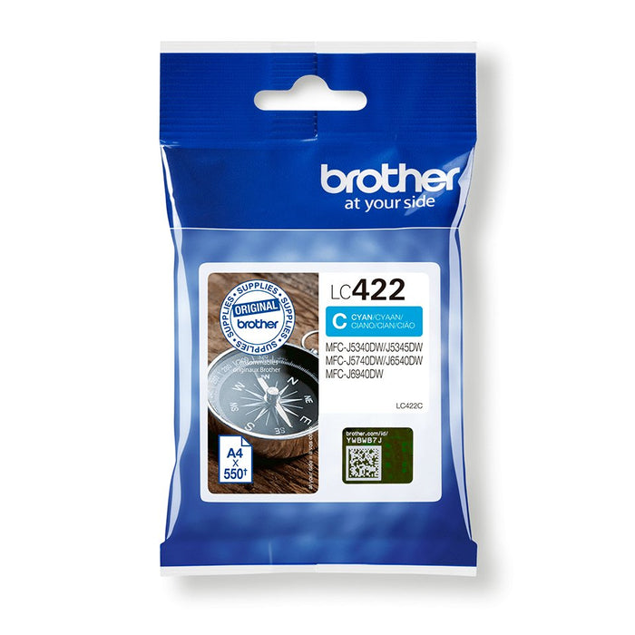 EAN 4977766815550 - Brother LC422C cartucho de tinta 1 pieza(s) Original Cian imagen 1