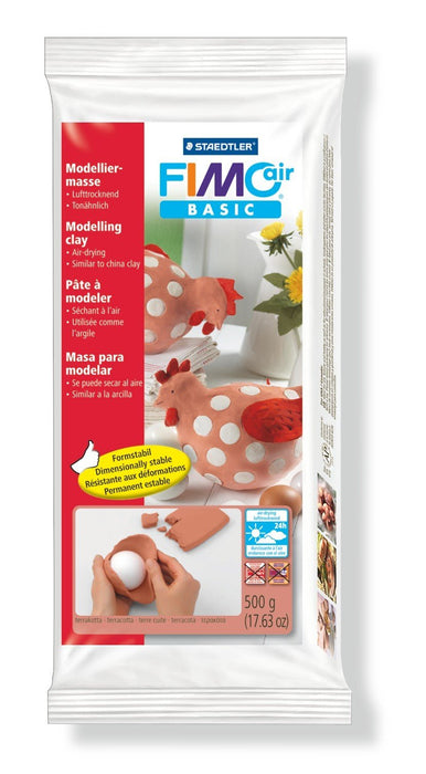 EAN 4006608806576 - Staedtler FIMOair basic 8100 Pasta de modelar 500 g Terracota 1 pieza(s) imagen 1