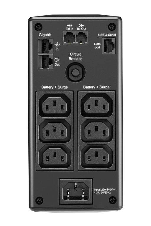 EAN 0731304346944 - APC BR900MI sistema de alimentación ininterrumpida (UPS) Línea interactiva 0,9 kVA 540 W 6 salidas AC imagen 2