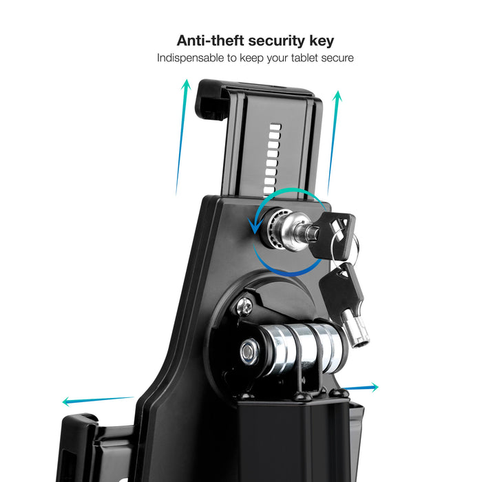 EAN 8433281012721 - TooQ TQTDS0811 soporte de seguridad para tabletas Negro 26,7 cm (10.5") imagen 4