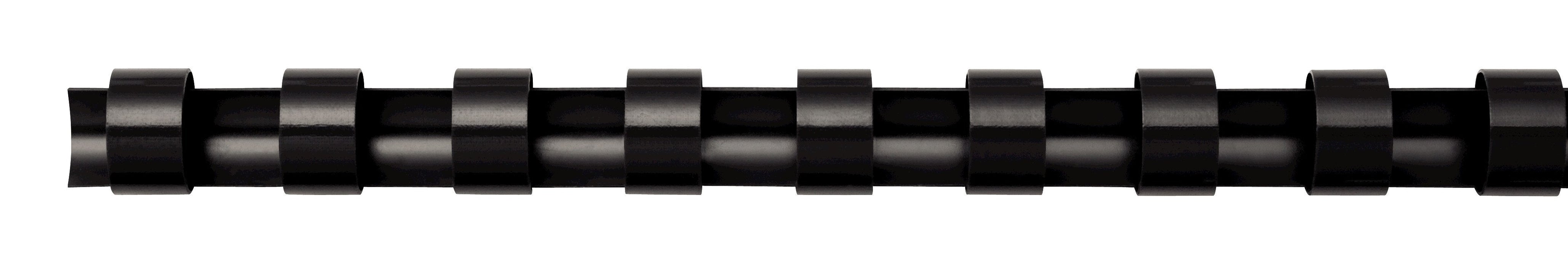 Fellowes Pack De 100 Canutillos Negros 8 Mm