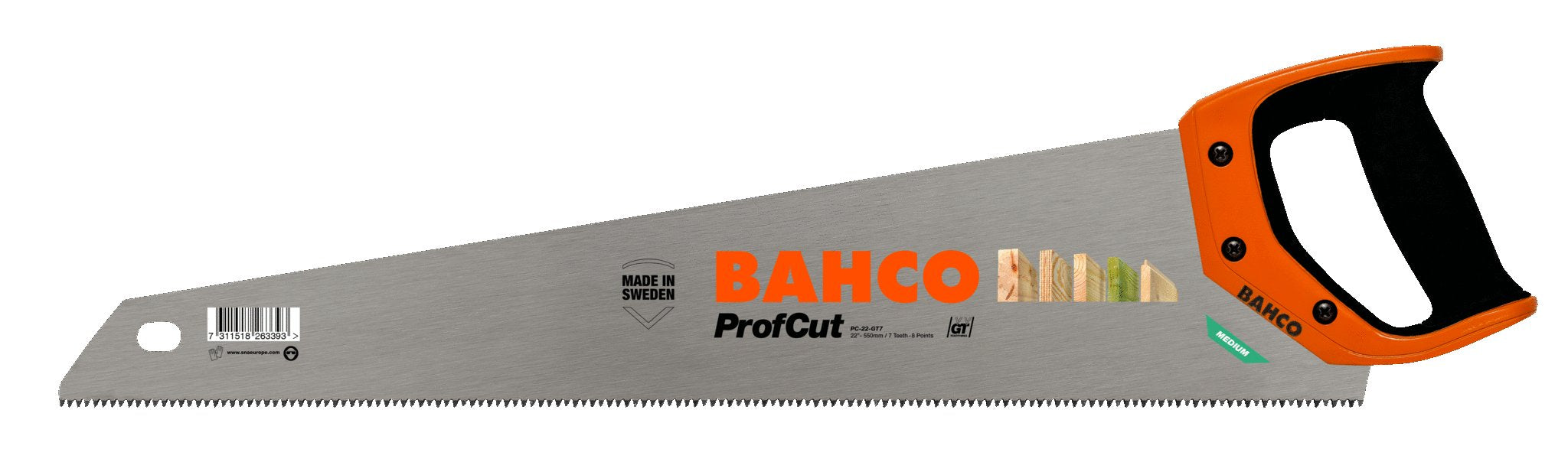 Bahco Sierra Manual Fuchsschwanz 550 Mm Pc-22-Gt7