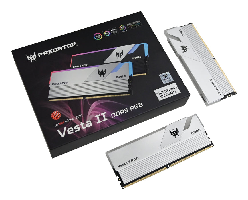 EAN 6955914619791 - Predator VESTA2-32GB-6000-1R8-V9 módulo de memoria 2 x 16 GB DDR5 6000 MT/s 288-pin DIMM imagen 9