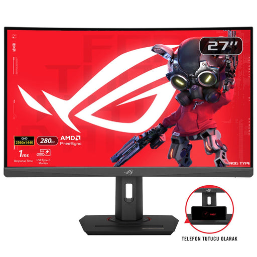 EAN 4711387530146 - ASUS ROG Strix XG27WCMS pantalla para PC 68,6 cm (27") 2560 x 1440 Pixeles Quad HD LCD Negro imagen 1