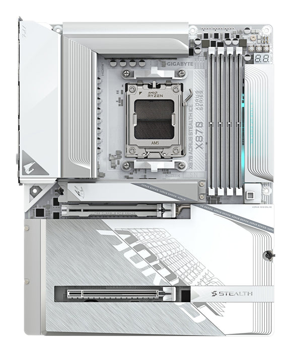 EAN 4719331873097 - GIGABYTE X870 AORUS STEALTH ICE AMD X870 Zócalo AM5 ATX imagen 2
