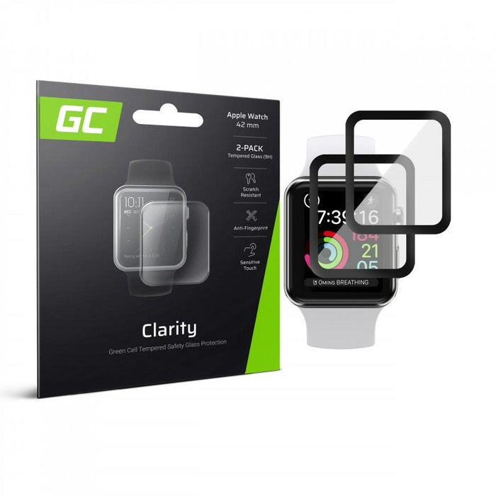 Green Cell 2x Gc Clarity Screen Protector For Apple Watch 42mm