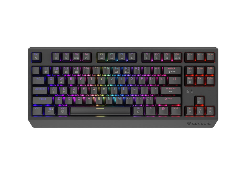 EAN 5901969443790 - GENESIS Thor 230 TKL teclado Juego USB + RF Wireless + Bluetooth QWERTY Gris imagen 2