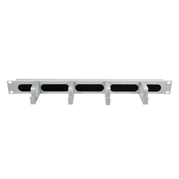 Panel De Gemión De Cables Logilink De 19", 4 Soportes De Acero Y Tira De Cepillos