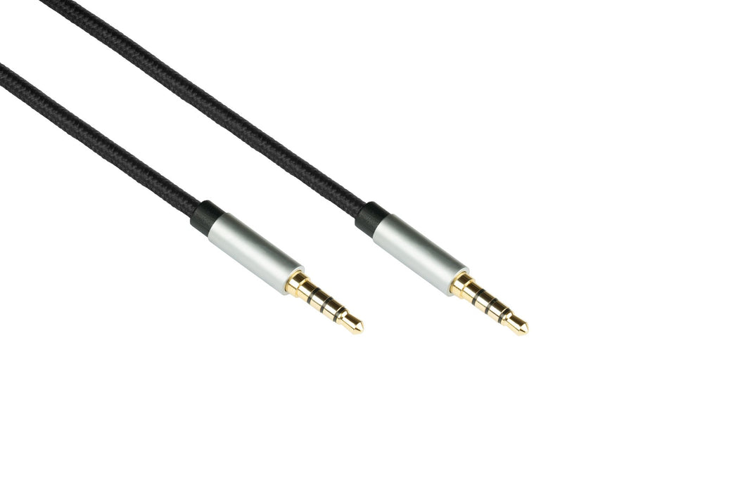 EAN 4014619309214 - Python GC-M0227 cable de audio 1 m 3,5mm Negro imagen 2