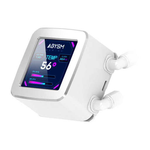 EAN 8436617920462 - ABYSM Oceanic LCD 360 ARGB Procesador Sistema de refrigeración líquida todo en uno 12 cm Blanco 1 pieza(s imagen 2