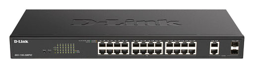 EAN 0790069453342 - D-Link DGS-1100-26MPV2/B Gestionado L2 Gigabit Ethernet (10/100/1000) Energía sobre Ethernet (PoE) Negro imagen 1