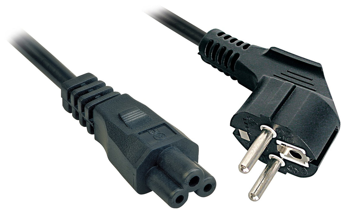 EAN 4002888304054 - Lindy 2m, CEE 7/7 - IEC 320 C5 Negro CEE7/7 C5 acoplador imagen 1