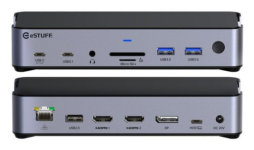 EAN 5715063636480 - eSTUFF GLB232006 base para portátil y replicador de puertos Alámbrico USB 3.2 Gen 1 (3.1 Gen 1) Type-C Al imagen 2