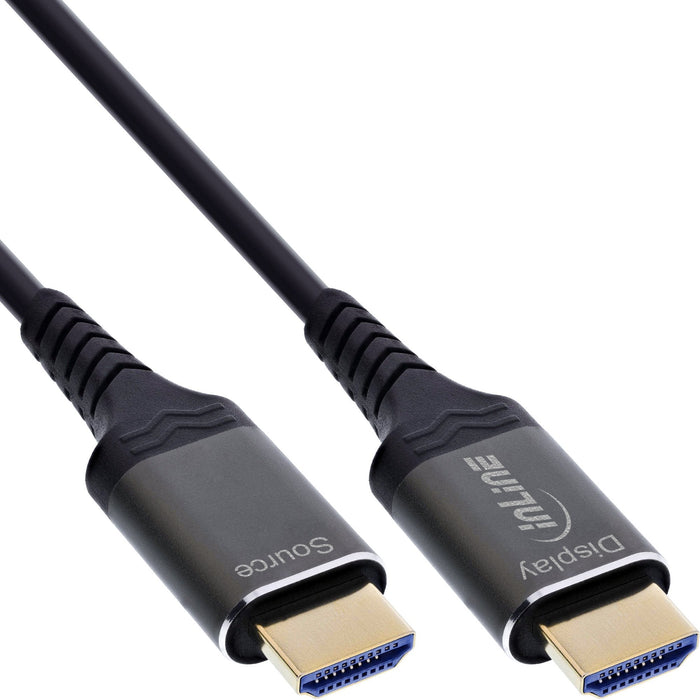 Cable Hdmi A-A 20 Metros Optico Activo 8k 60hz  48gbps Inline