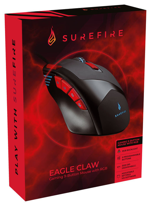 EAN 0023942488170 - SureFire 48817 ratón Juego mano derecha USB tipo A Óptico 3200 DPI imagen 1