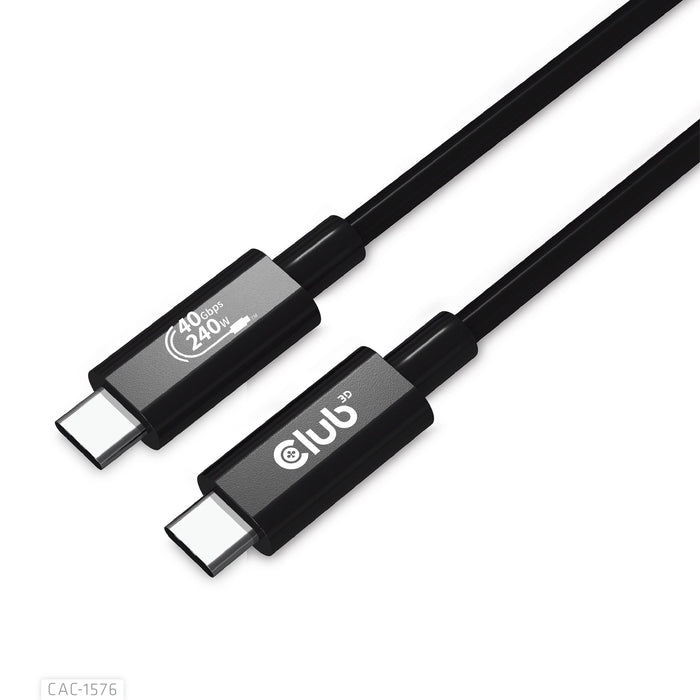 EAN 8719214472320 - CLUB3D CAC-1576 cable USB USB4 Gen 3x2 1 m USB C Negro imagen 2