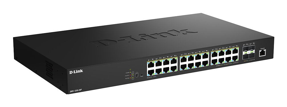 EAN 0790069476679 - D-Link DMS-1250-28P/E switch Gestionado L2 2.5G Ethernet (100/1000/2500) Energía sobre Ethernet (PoE) Neg imagen 2