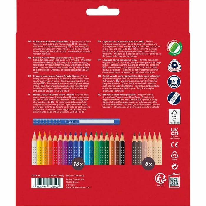 EAN 4005401128199 - Faber-Castell 112819 lápiz de color Colores surtidos 24 pieza(s) imagen 3