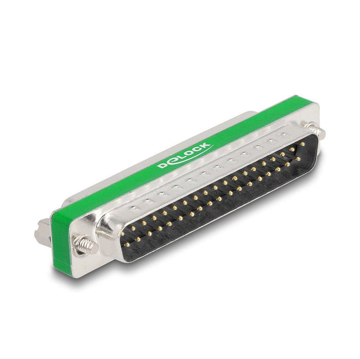 Delock 66480 Filtro De Supresión De Interferencias Rf/Emi D-Sub De 37 Pines Macho A Hembra Con Filtro De Paso Bajo Capacitivo