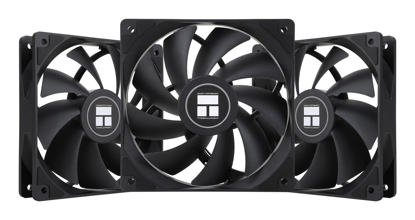 Ventilador Thermalright Tl-C12c Pwm Negro 120mm (Pack 3)
