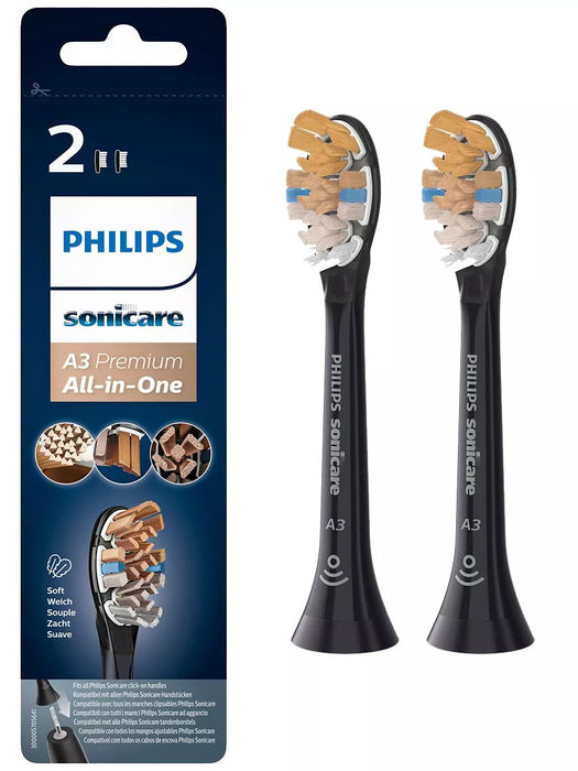EAN 8710103963547 - Philips A3 Premium HX9092/11 cepillo de cabello 2 pieza(s) Negro imagen 2