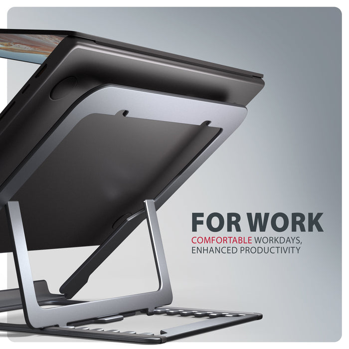 EAN 8595247909244 - Axagon STND-LAG Laptop-Ständer, höhenverstellbar, faltbar, Aluminium Soporte para ordenador portátil y ta imagen 5