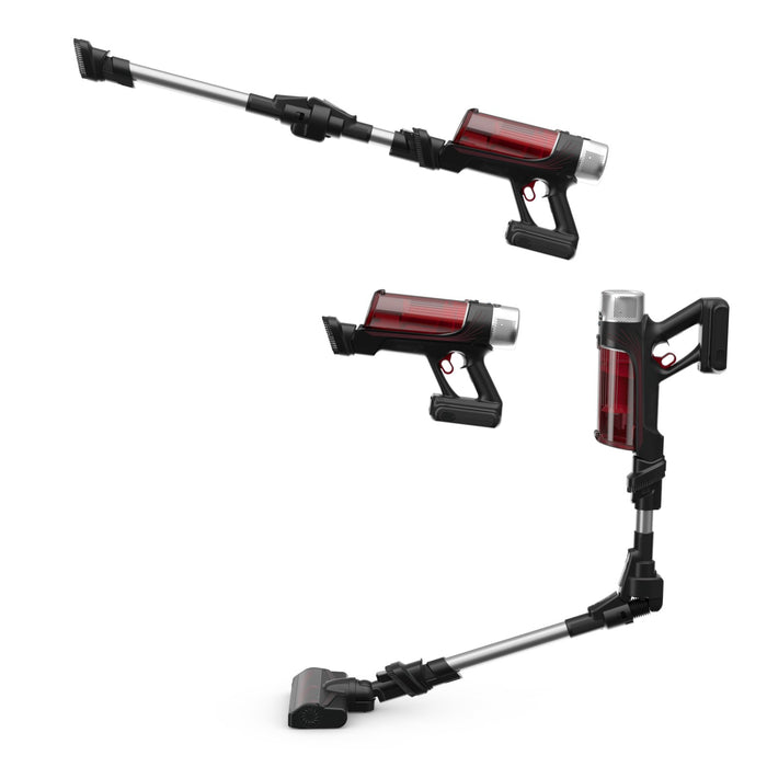 EAN 3221616046245 - Rowenta RH2077 Aspiradora escoba 2 en 1 Batería Secar Sin bolsa 0,4 L 250 W Negro, Rojo imagen 6
