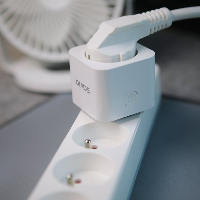 Enchufe Inteligente Savio Wi-Fi, 16a, As-01, Blanco