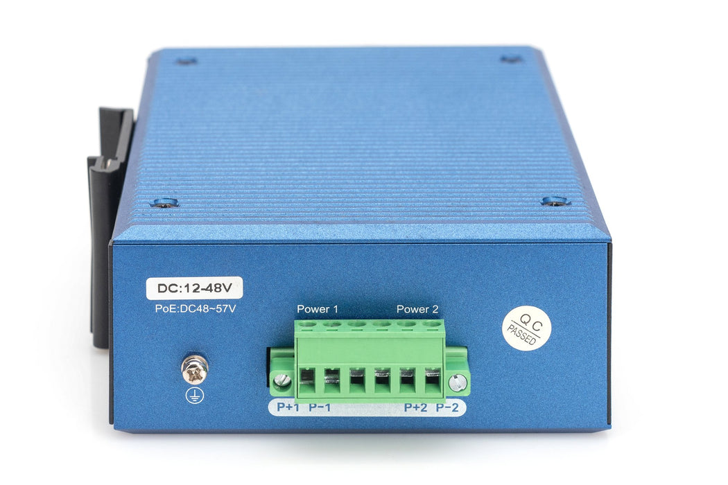 EAN 4016032490272 - Digitus DN-651147 switch No administrado Fast Ethernet (10/100) Energía sobre Ethernet (PoE) Negro, Azul imagen 3