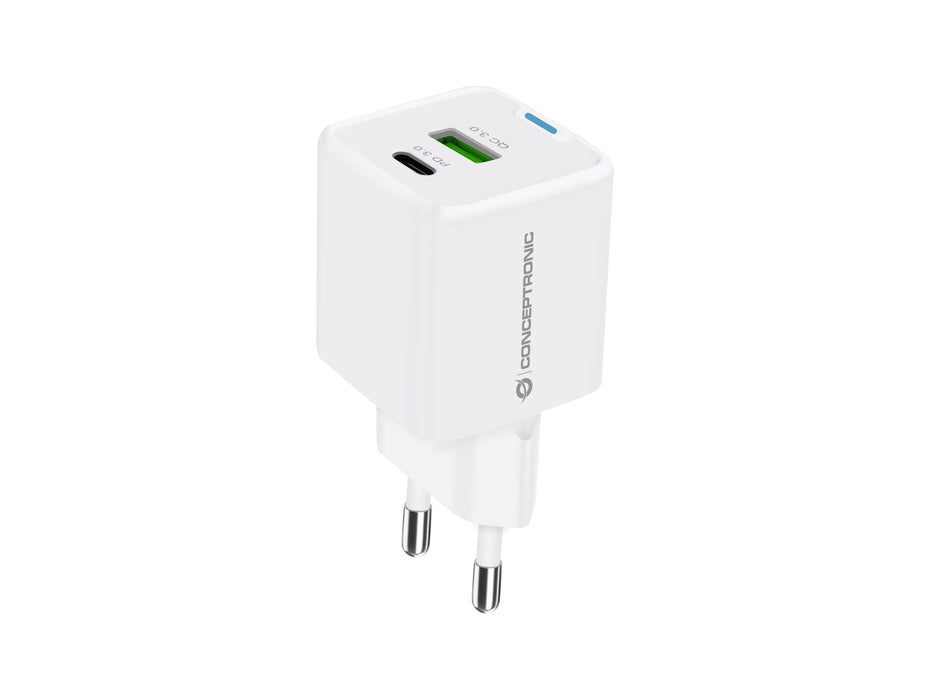 EAN 4015867236482 - Conceptronic ALTHEA16W cargador de dispositivo móvil Universal Blanco Corriente alterna Carga rápida Inte imagen 2