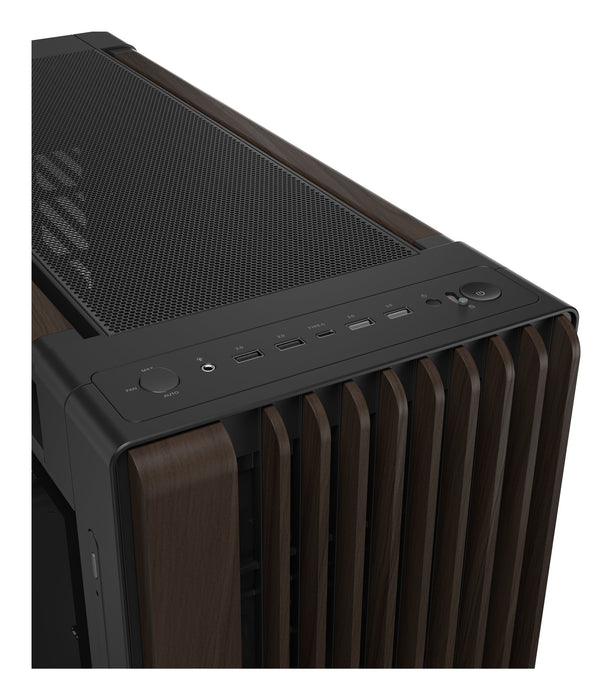 Caja  Pc Asus Geh Proart Pa602 Walnut Wood Tg Pwm Modern Negro