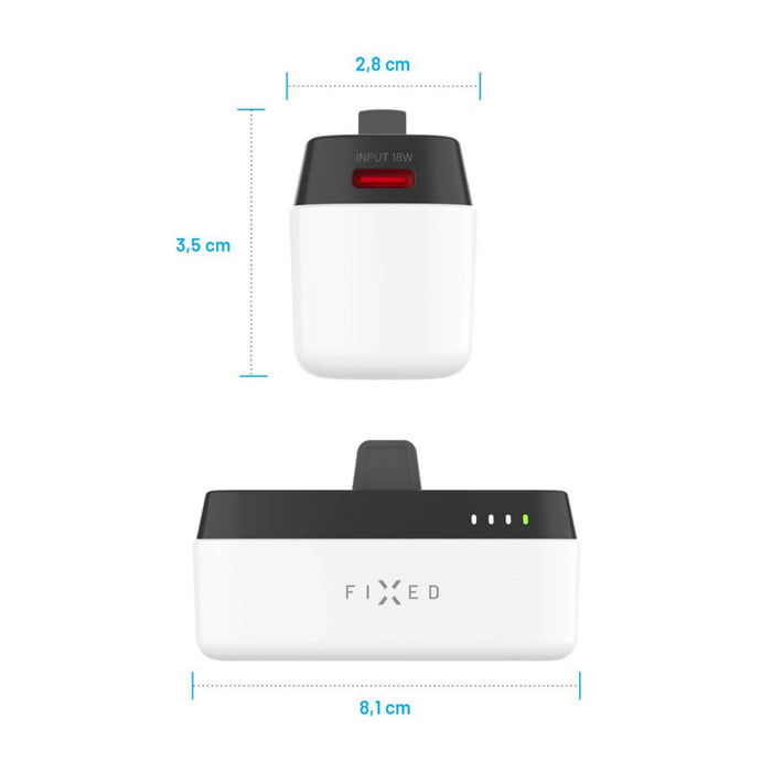 EAN 8591680165803 - FIXED FIXZEN-5PL-WH batería externa 5000 mAh Blanco imagen 5